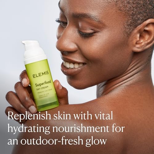 ELEMIS Superfood Day Cream 50ml – Prebiotic Moisturiser for Radiant, Healthy-Looking Skin – Hydrating Daily Face Cream with Antioxidants – For All Skin Types