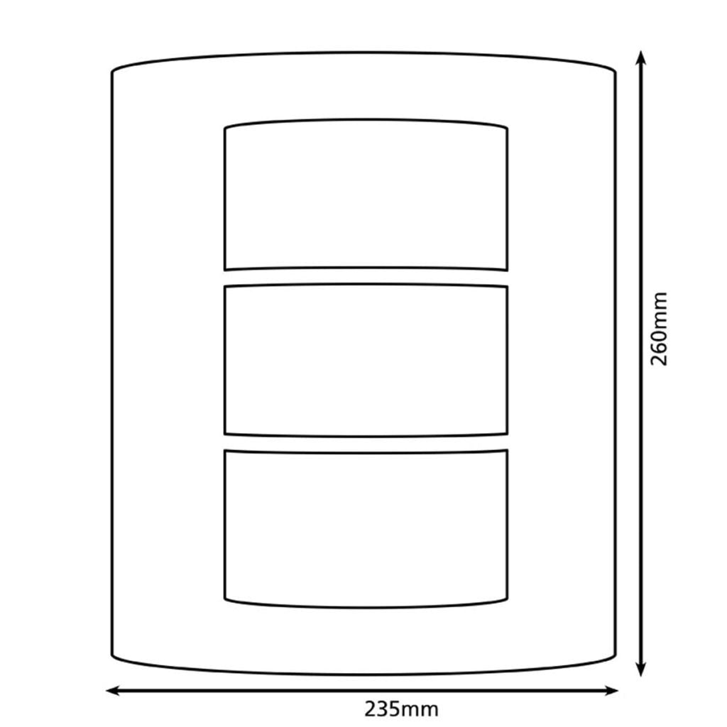 EGLO 88139 E27 Stainless Steel Outdoor Wall Light City