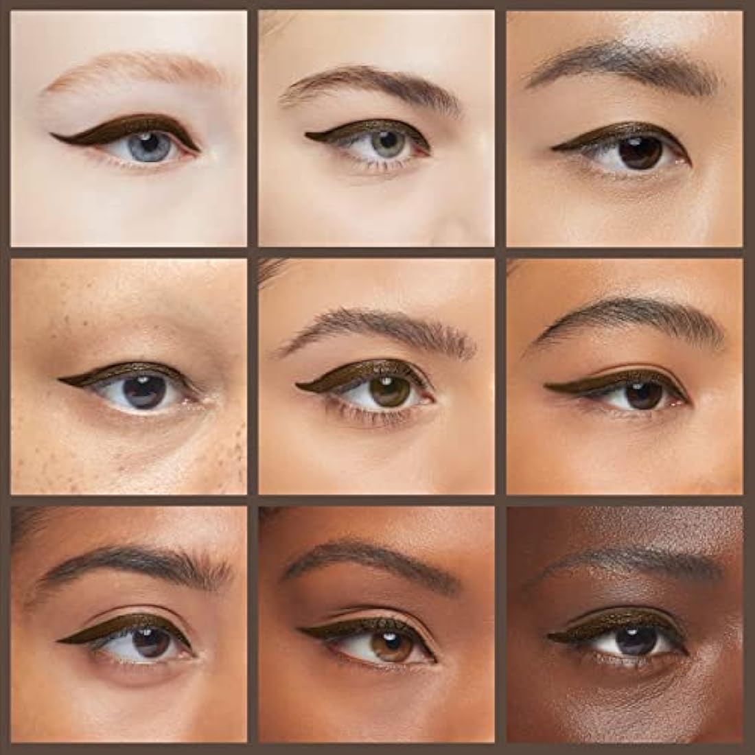 Palladio Waterproof Screw Out Eye Pen, Rich in Pigments and Creamy, Easy to Use, Long-Lasting and Smudge-proof Eyeliner, Black Brown