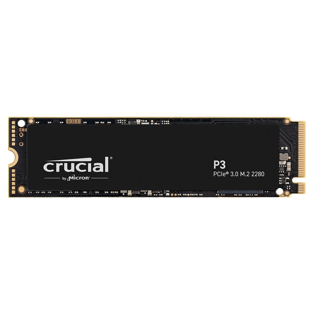 Crucial P3 1TB M.2 PCIe Gen3 NVMe Internal SSD - Up to 3500MB/s - CT1000P3SSD801 (Acronis Edition)