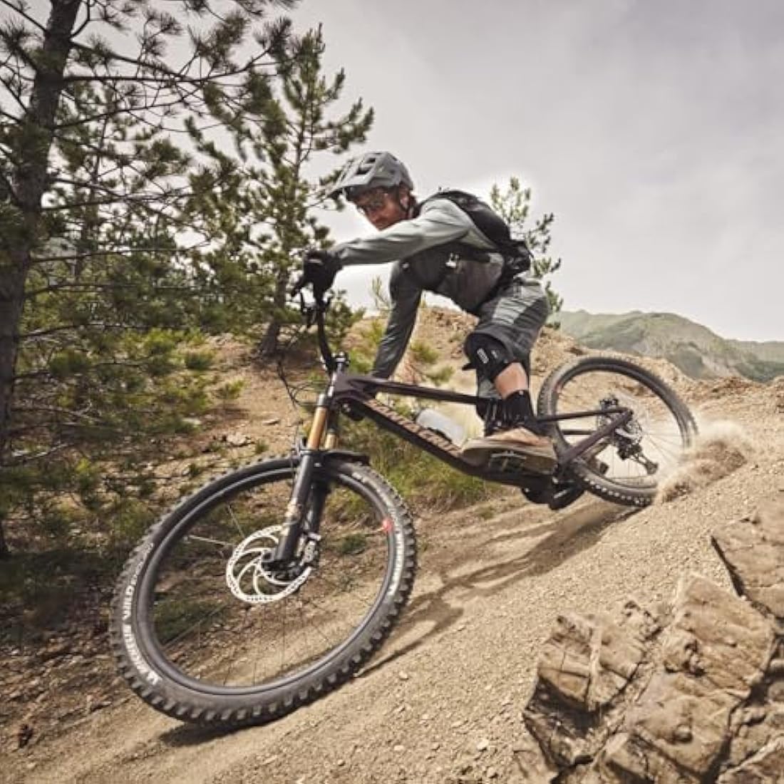 ABUS MTB Helmet MoDrop MIPS - robust bike helmet with impact protection for mountain bikers - individual fit - unisex