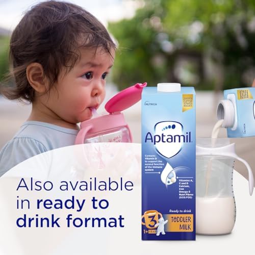 Aptamil 3 Toddler Baby Milk Powder Formula, 1-2 Years, 800g (Pack of 6) - Packaging May Vary