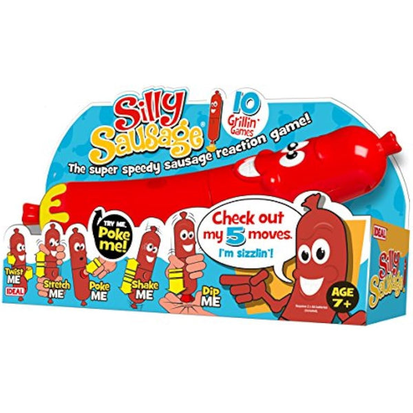 Ideal | Silly Sausage: The super speedy sausage reaction game | Family Games | For 1+ Players | Ages 7+