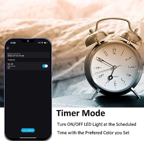 INDARUN RGBW WiFi Led Decking Lights Waterproof IP67 Ø31MM 12V - Led Plinth Light Kits for Terrace/Patio/Path/Garden/Decoration, 20 Packs