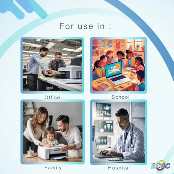 ECSC Compatible Toner Cartridge Replacement for Brother DCP-L8410CDW HL-L8260CDW HL-L8360CDW MFC-L8690CDW MFC-L8900CDW TN423B TN423C TN423M TN423Y (Black/Cyan/Magenta/Yellow, 4-Pack)