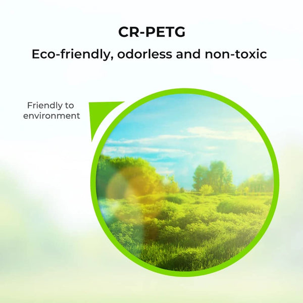 Creality CR-PETG PLA Filament 1.75mm 3D Printing Filament 4 KG, Excellent Toughness High Precision, Odorless Non-Toxic Moistureproof, 1kg(2.2lbs) Glossy for 3D Printer (Black+White+Red+Blue)*1KG