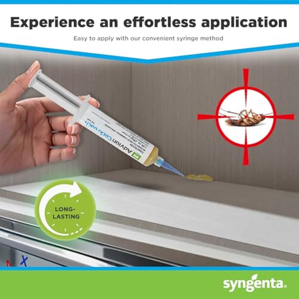 Advion Cockroach Gel Bait 4 X 30 Gram Tubes Roach Control Syngenta