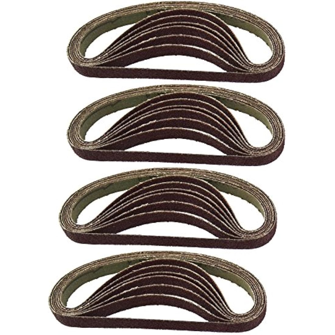 10mm 330 x 10mm Wide Air Finger Belt Sander Power File Detail Sanding + 25 Belts