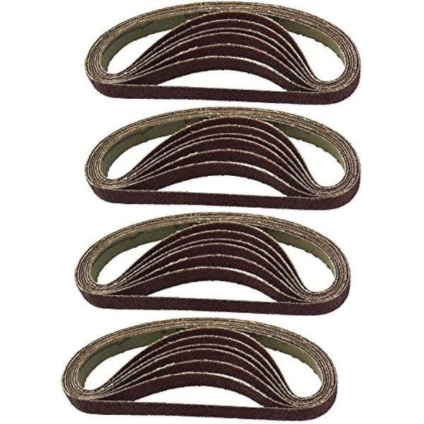 10mm 330 x 10mm Wide Air Finger Belt Sander Power File Detail Sanding + 25 Belts