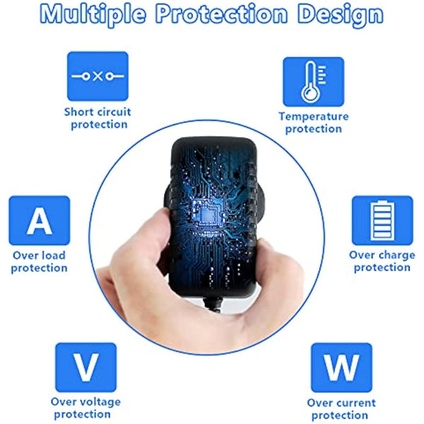 Guitar Effect Pedal Power Supply, Antoble 9V AC Mains Charger Adapter for Boss PSA-240 PSA-230 ACR-240