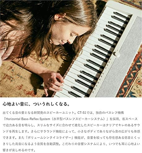 Casio CT-S1 Portable Piano keyboard Black