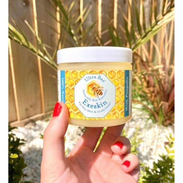 100% Natural Exeskin Balm 200ml - Soothes Dry Sensitive Skin and Dry Itchy Scalp - Also Suitable for People Prone to Eczema Psoriasis, Dermatitis, Rosacea