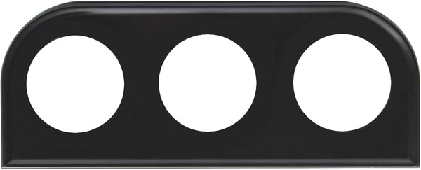 Simoni Racing DIN Panel Metal for 3x52 mm instruments black