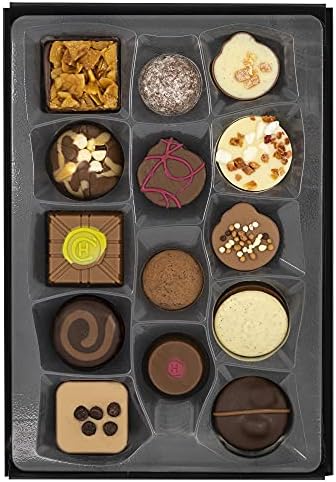Hotel Chocolat Everything H-box - 14 Milk, White And Dark Chocolates, 185g - Chocolate Gifts For Birthday, Thank You, Congratulations, Anniversary