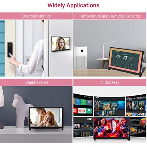 ELECROW Raspberry Pi Screen, 7 inches Touch Screen Monitor 1024x600 Portable Monitor for Raspberry Pi, PC, Game Consoles, BB Black, Banana Pi, Jetson Nano