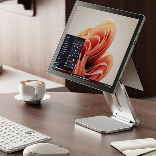 Kensington Microsoft Surface Pro Stand, Elevated Stand for Surface Pro Stand for Desk, Foldable Light-Weight Non-Skid Tablet Stand and Holder Designed for Surface Pro 7 7+ 8 9 10 11 Surface Go 2 3 4