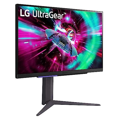 LG UltraGear G8 Gaming Monitor 27G850A – 4K UHD Nano IPS 27 inch, Dual-Mode 240Hz / 480Hz, 1ms (GtG), AMD FreeSync Premium Pro, DisplayHDR 600, DP 2.1, HDMI 2.1, Black