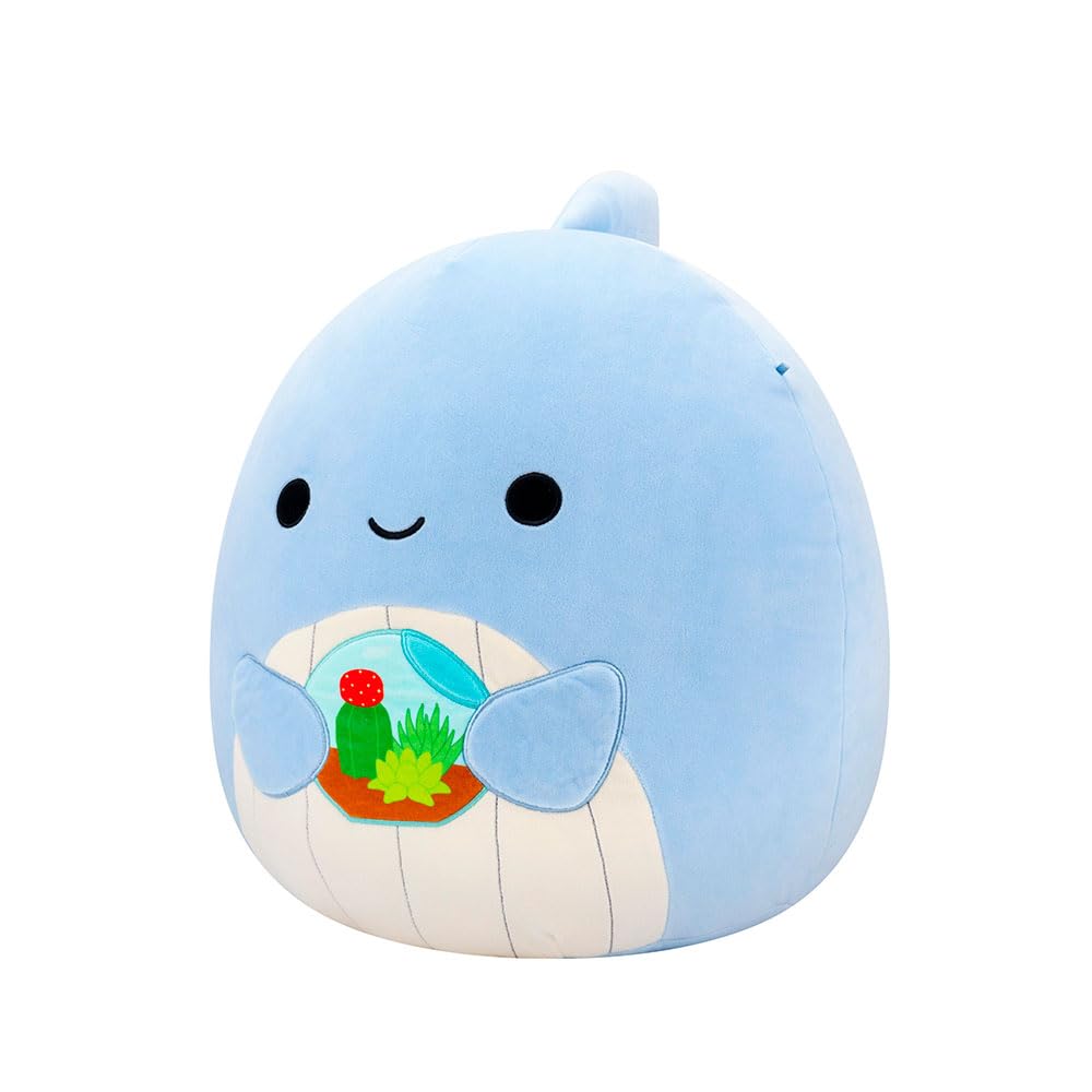 Squishmallows Original 16-Inch Gordon the Shark with happy eyes - Official Plush - Amazon Exclusive