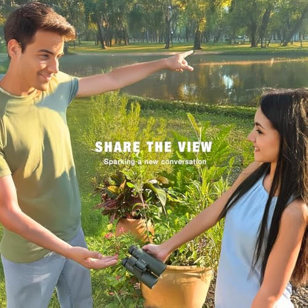 Hontry 8x42 Roof Binoculars for Adults, IPX6 Nitrogen-Filled Waterproof Binoculars for Bird Watching, Hunting, Cruise Ship, Travel and Safari