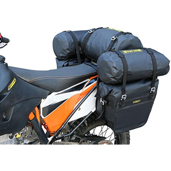 Nelson-Rigg SE-1030-BLK Ridge Roll Dry Bag 30L 100% Waterproof with Backpack Straps, 30 L, Black