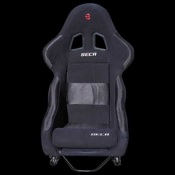 Set of Barbarian Fixed Bucket SECA Racing Seats for 3-Series E36 (all models) BMW, Black Felt, Track, Race, Drift