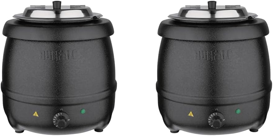 Buffalo Stainless Steel Soup Kettle 10L Commercial Electric Jug 360X345Mm