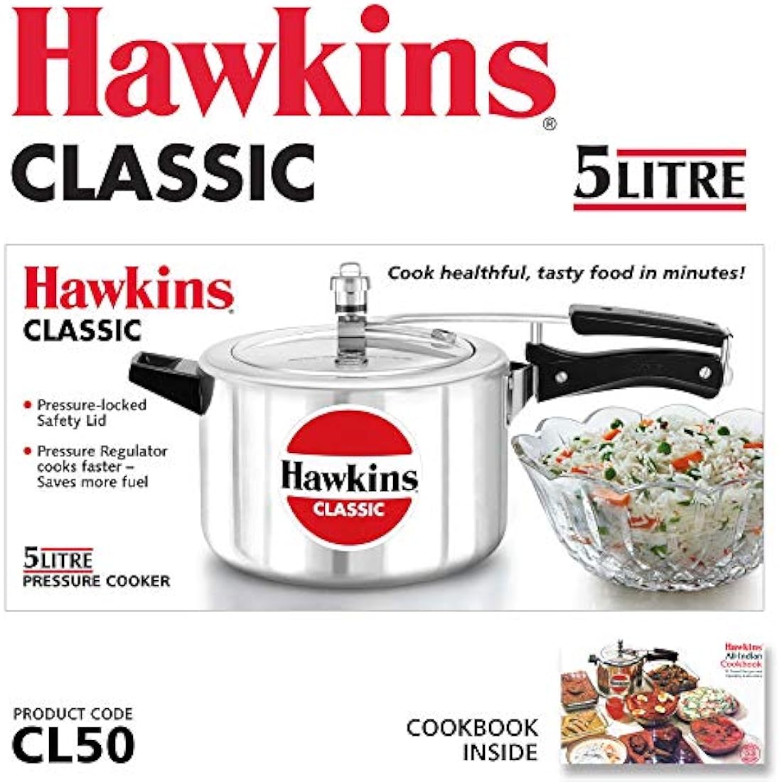Hawkins Classic Pressure Cookers (5 Litre)