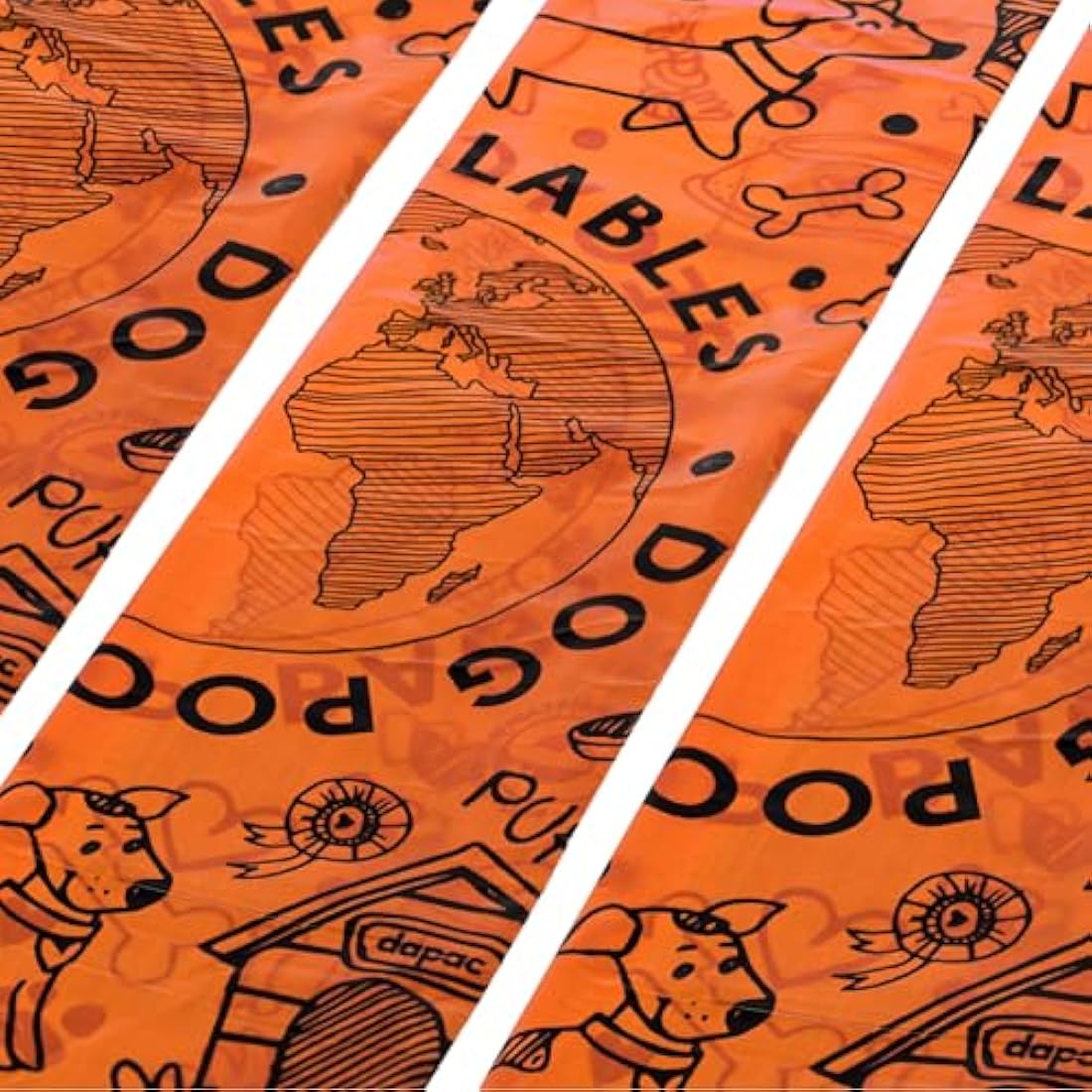 Dog Poo Bags + Poo Bag Holder | Poo bags Eco with poo bags dispenser. Poo bags dog eco strong and durable. Perfect for small and large dogs. Poop Bags dog + Bags holder. Poo Bags with handles