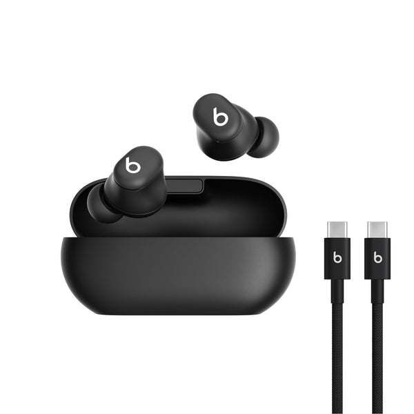 Beats Solo Buds — Wireless Bluetooth Earbuds | 18 Hours of Battery Life | Apple & Android Compatibility | Built-in Microphone - Matte Black