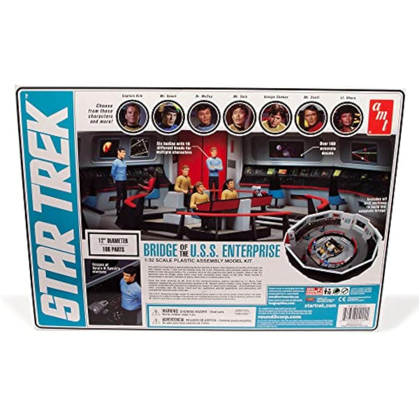 AMT Round2 AMT1270M/12 Star Trek Model Kit, Multi-Colour, Replica