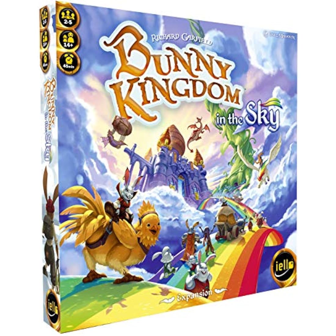 Iello | Bunny Kingdom in the Sky Expansion | Board Game | Ages 14+ | 2-5 Players | 45 Minutes Playing Time