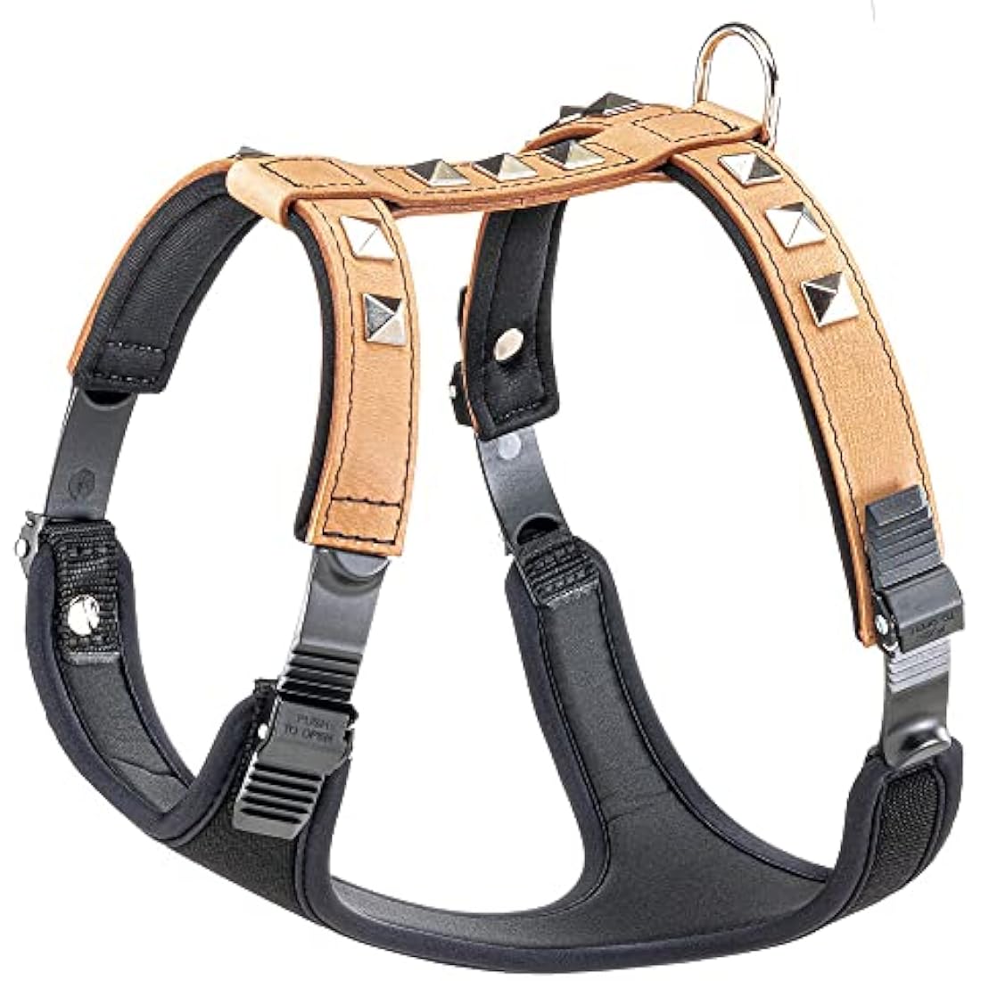 Ferplast Giotto Luxor Dog Harness, M, 40-50 cm/ 60-70 cm, Beige