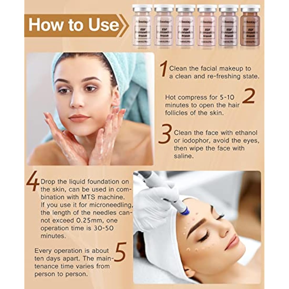 Kybbe Foundation Liquid for Needling System Semi Permanent Base Concealer Waterproof Glow