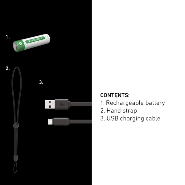 Ledlenser P7R torch LED, 1000 lumens, rechargeable Lithium 18650 battery, 210m long distance beam, focusable, up to zu 40h runtime, incl. magnetic charging system and wall mounting, Flashlight