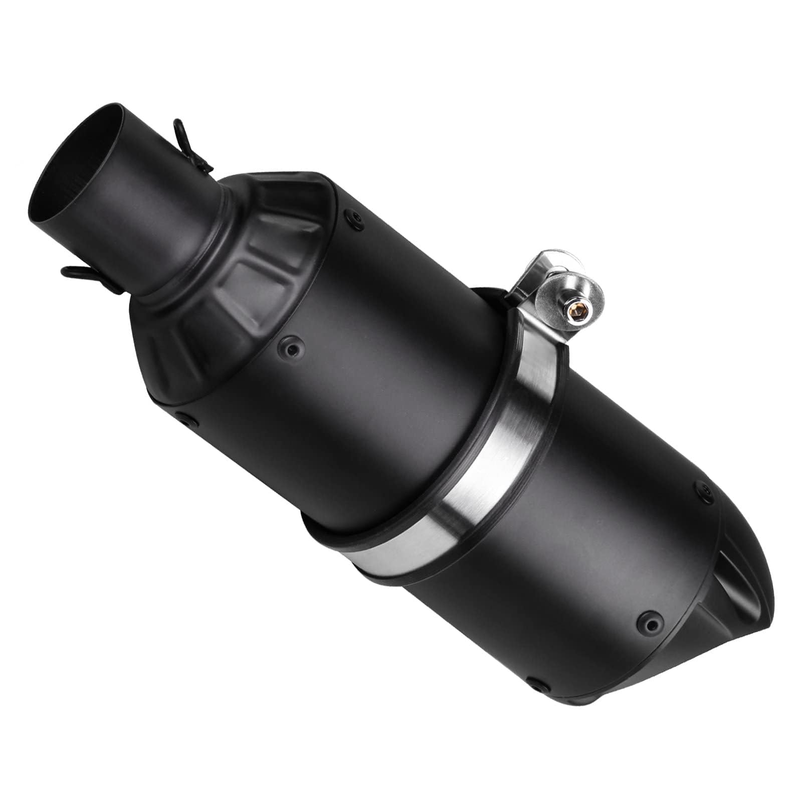 38mm 51mm Universal Motorcycle Golden Muffler Exhaust Stainless Steel Slip on Exhaust Pipe 1.5" 2" for Dirt Bike Street Bike Scooter ATV