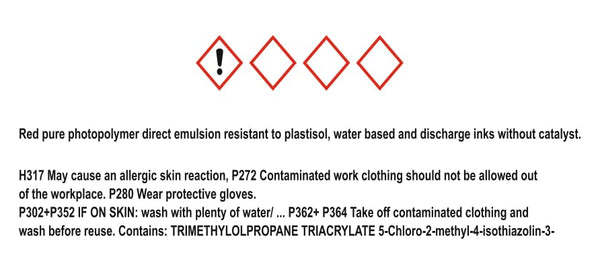 Flat Fox one step Photopolymer Emulsion Pre Sensitized- Screen printing exposure (1000ml)