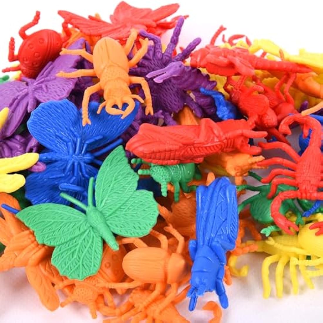 a2bsales Sorting Counters Starter Packs - Early Learning & Motor Skills Maths Toy - SEN Montessori (Bug - 24 Pk)