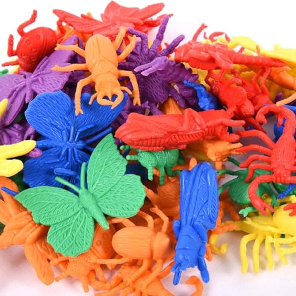 a2bsales Sorting Counters Starter Packs - Early Learning & Motor Skills Maths Toy - SEN Montessori (Bug - 24 Pk)