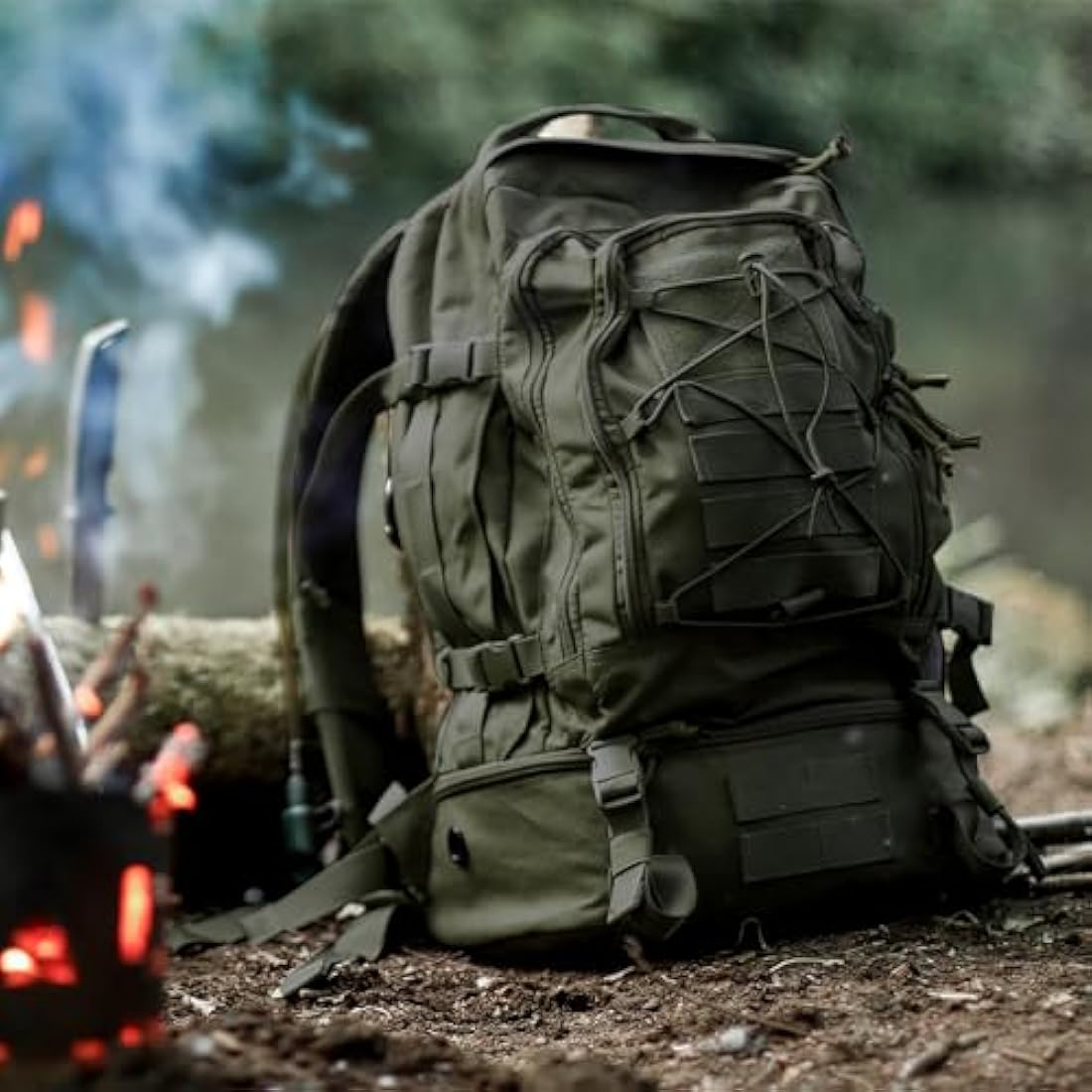 Mardingtop Military Backpack for Men, Tactical Army Backpack, Hiking Backpack with Shoe Compartment for Outdoor Camping,Travel,Trekking,28L Motorcycle Backpack…