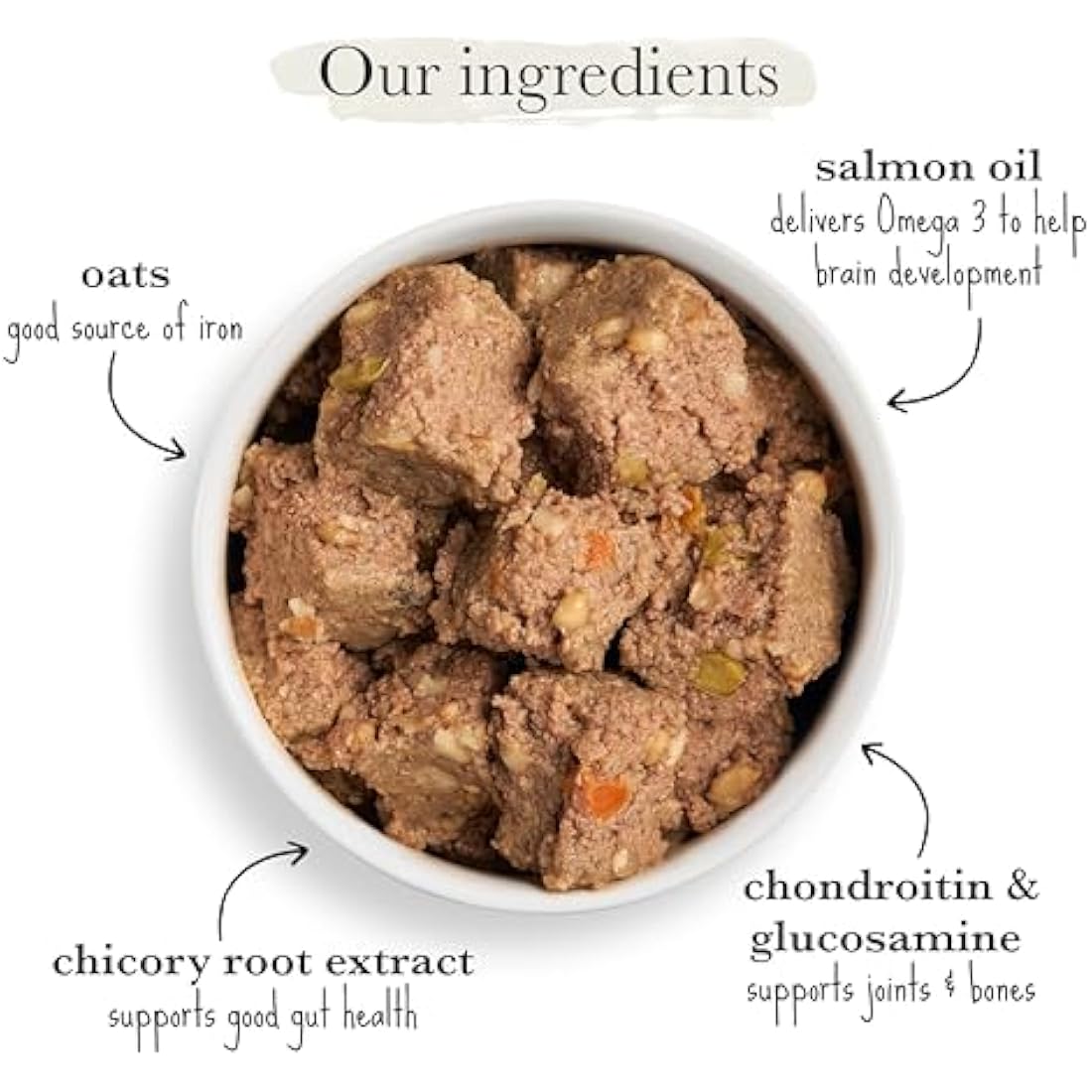 Forthglade Complete Natural Wet Dog Food - Wholegrain Variety Pack (12 x 395g) Trays - Chicken & Duck with Wholegrain Oats & Vegetables - Puppy Dog Food 2-12 months