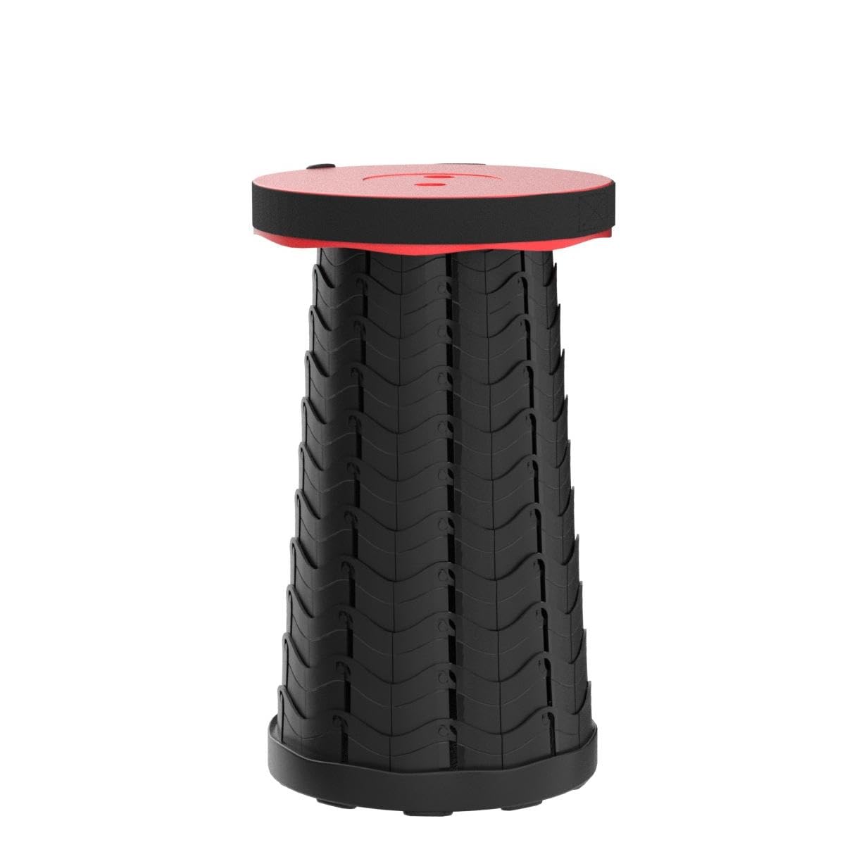 LUXJET Portable Folding Stool Lightweight Yet More Sturdy with Load Capacity 180KG, Retractable Plastic Foldable Collapsible Stool for Camping Fishing Hiking BBQ Outdoors Indoors Kitchen