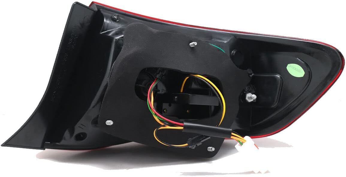 GAZOZ PERFORMANCE Exterior Accessories - LED Tail Light Compatible with Corolla 2009-2010 E140/E150 Altis LED Tail Light Brake Turn Signal - Red/Clear