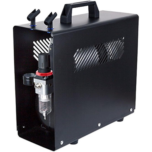 Fengda AS-186A Professional Airbrush Compressor/with Tank/Autostop 4Bar/Autostart 3Bar/Quiet/Oil-Free