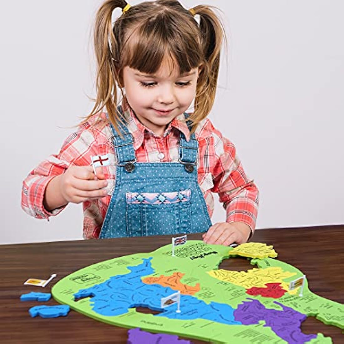 Imagimake Mapology United Kingdom Jigsaw Puzzle for Kids | Flags with Capitals & Fun Facts | Geography Educational Toys & Games | Birthday Gifts for Kids, Boys & Girls Ages 5 6 7 8 9 10 11 12 Years