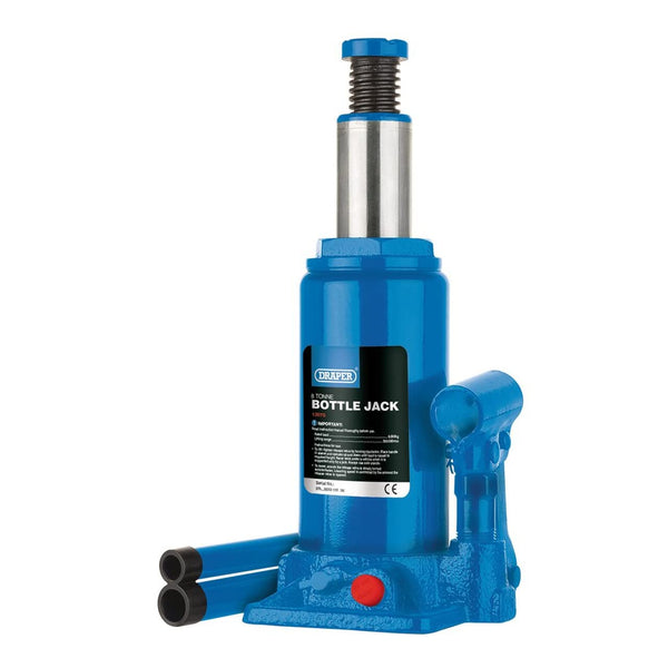Draper 13073 Hydraulic Bottle Jack (12 Tonne), Blue