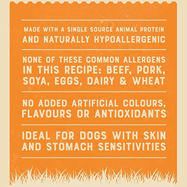 James Wellbeloved Junior Grain-Free Turkey & Vegetables 1.5 kg Bag, Hypoallergenic Dry Dog Food for Puppies