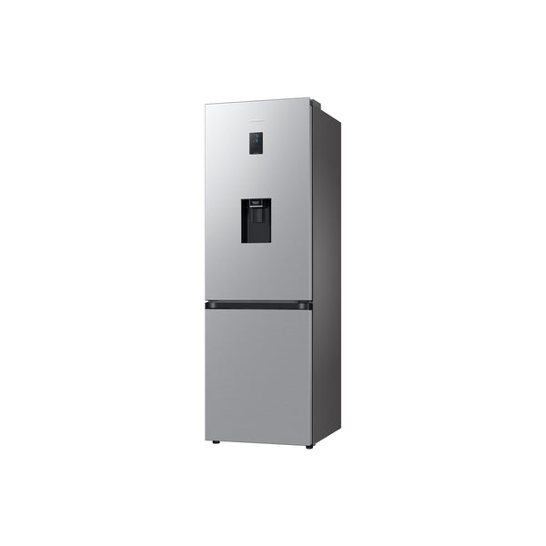 Samsung Classic Fridge Freezer, with Wine Shelf, Features Big Door Bin, All Around Cooling and SpaceMax Technologies, Silver, 7 Series, RB34C652ESA/EU