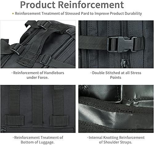 GZ XINXING 64L Large 3 day Molle Pack Military Tactical Army Backpack Bug Out Bag Rucksack For Men