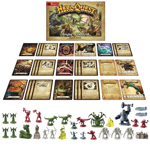 Avalon Hill HeroQuest Jungles of Delthrak Quest Pack, Requires HeroQuest Game System to Play, Roleplaying Games - English Version