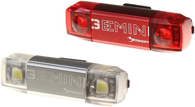Moon - Gemini Front and Rear Rechargeable Bike Light Set